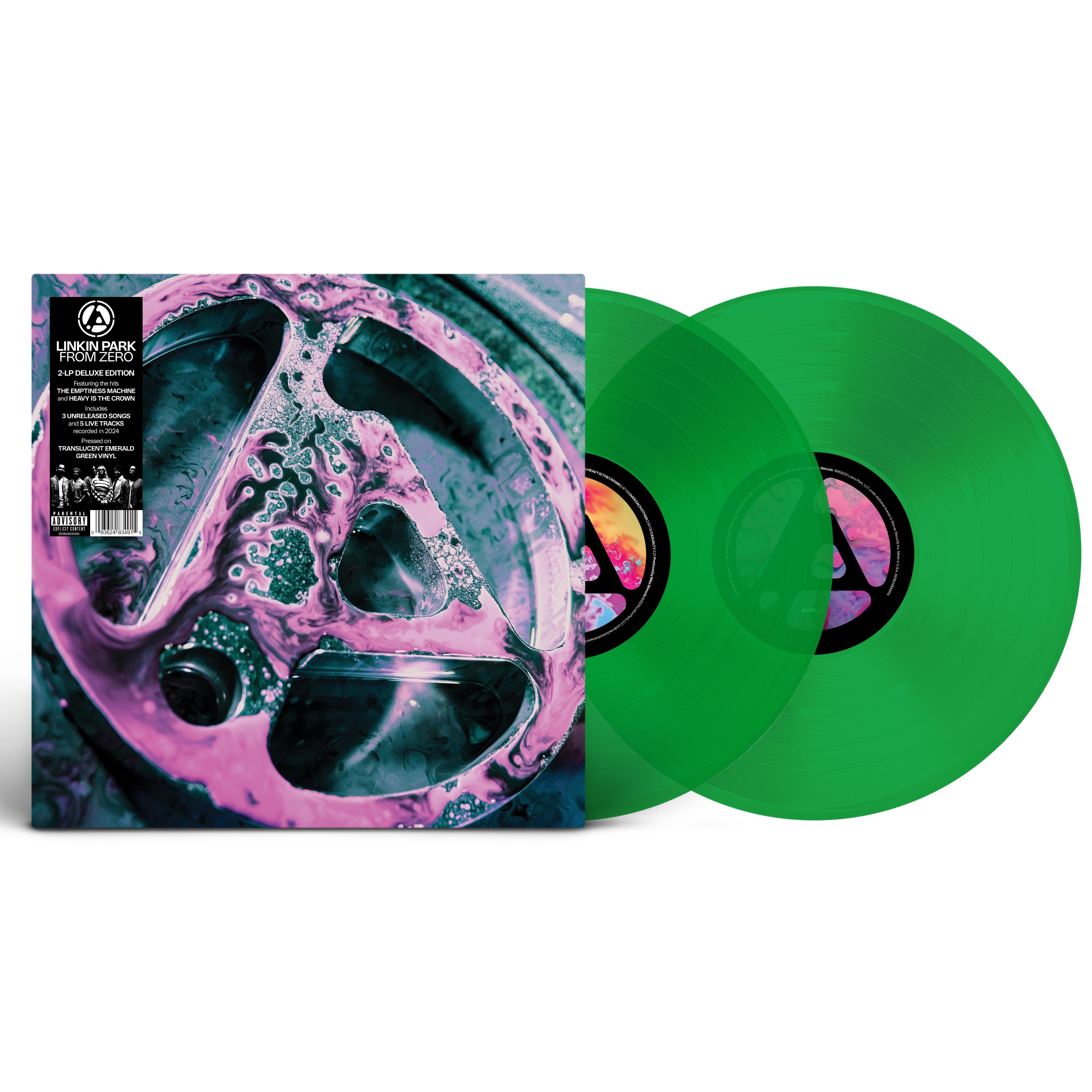 LINKIN PARK 'FROM ZERO' DELUXE EDITION LP - EMERALD GREEN