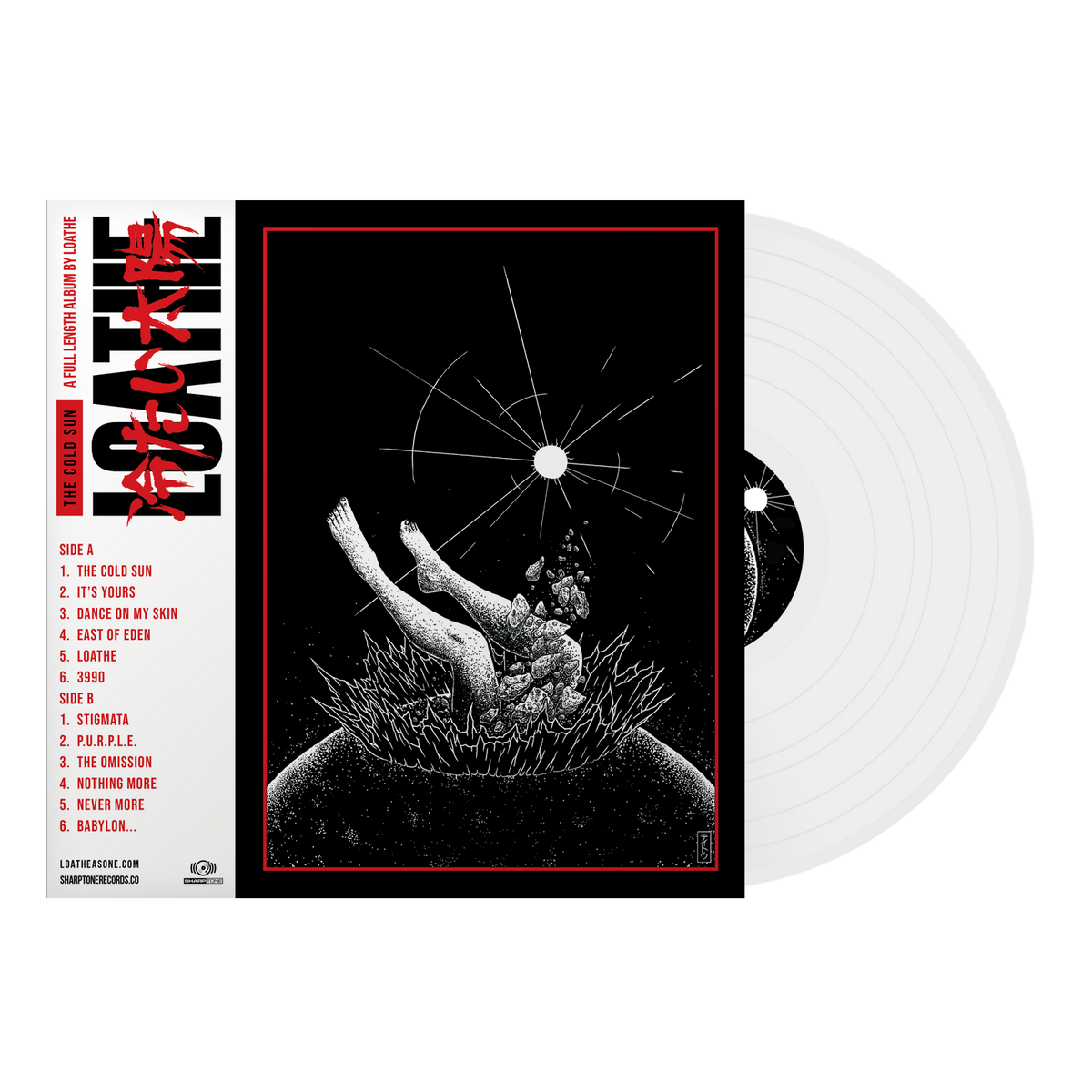 LOATHE ‘THE COLD SUN’ LP - EXCLUSIVE - LTD. 250 - WHITE