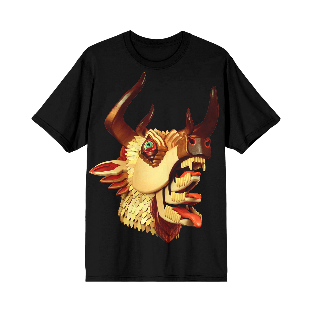 MASTODON'LONE HUNTER HEAD' T-SHIRT