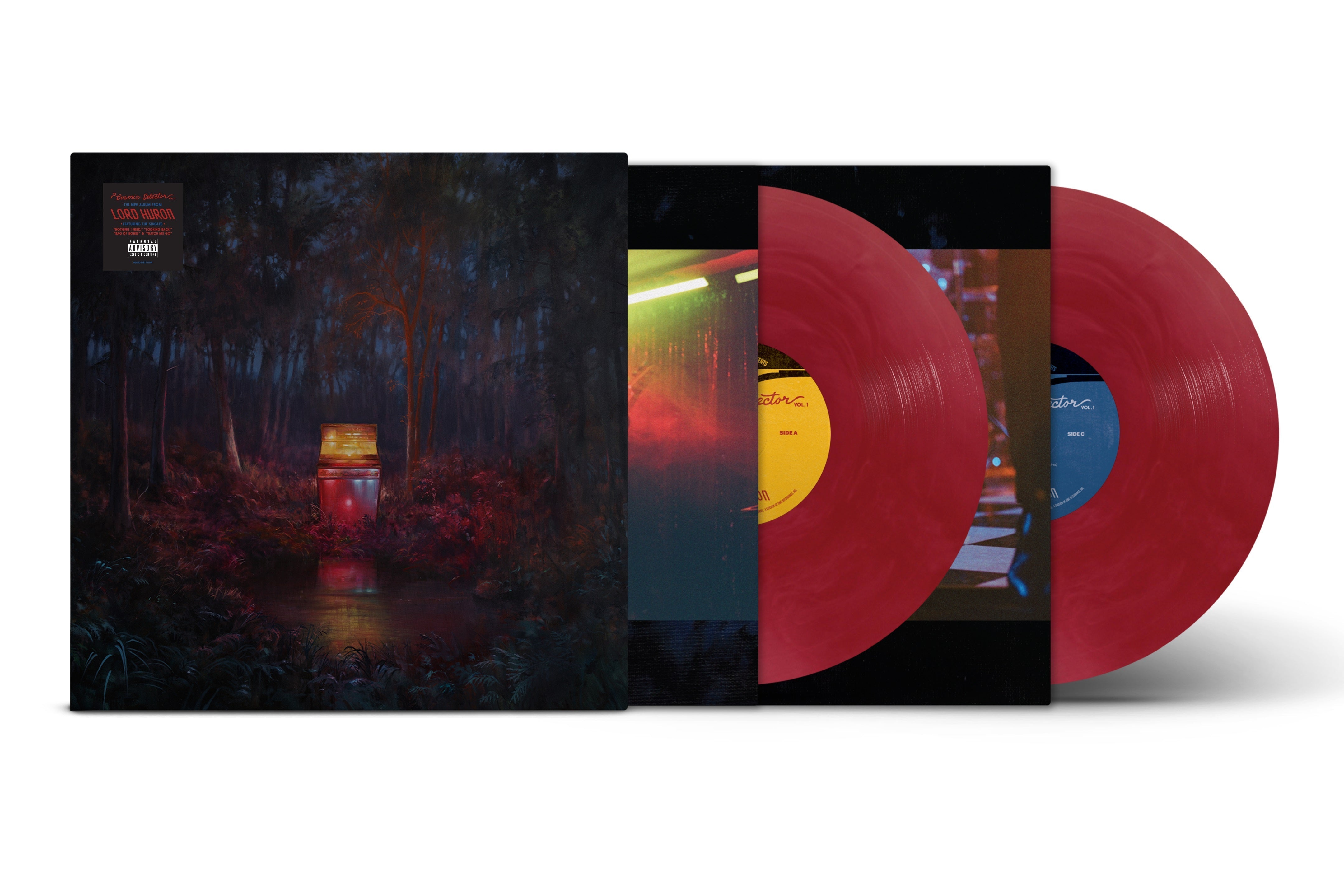 LORD HURON 'THE COSMIC SELECTOR VOL. 1' 2LP - RED SWIRL