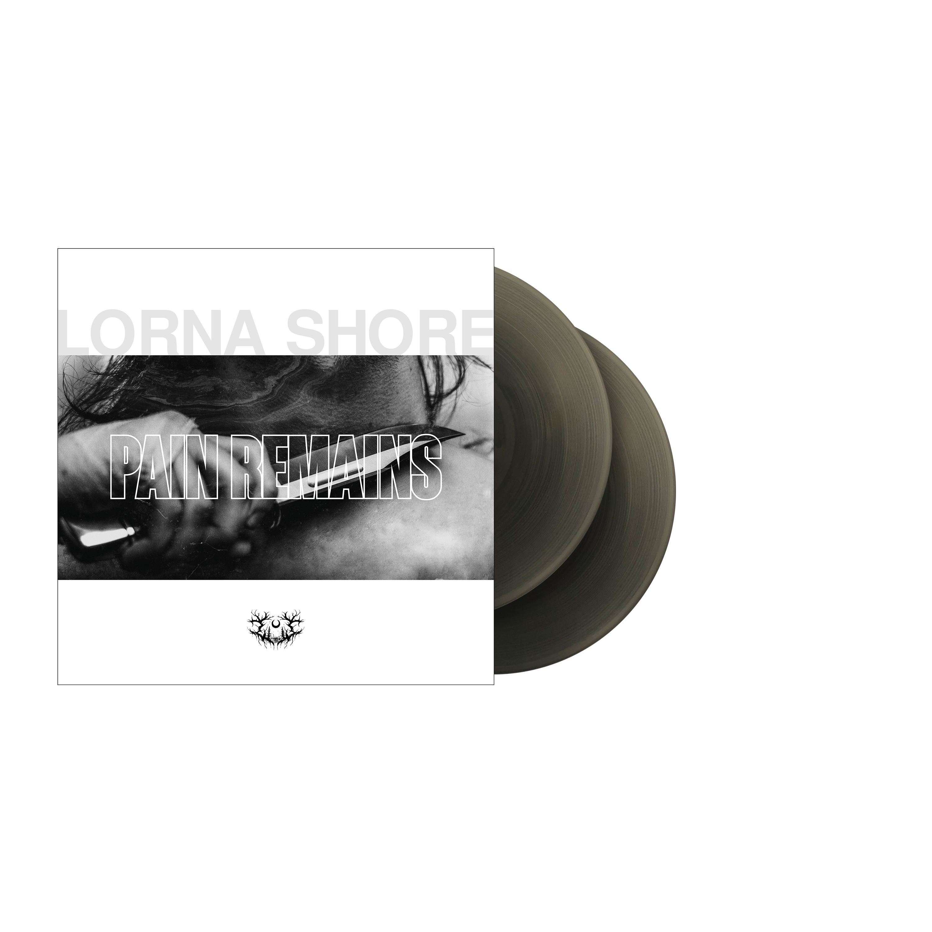 LORNA SHORE ‘PAIN REMAINS’ 2LP - EXCLUSIVE - LTD. 500 - TRANSPARENT BLACK ICE