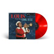 LOUIS ARMSTRONG 'LOUIS WISHES YOU A COOL YULE' LP - RED