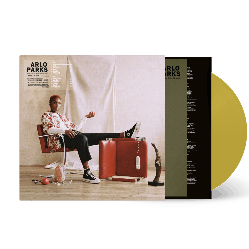 ARLO PARKS 'COLLAPSED IN SUNBEAMS' LP & BONUS 'LO FI LOUNGE' CD - MUSTARD