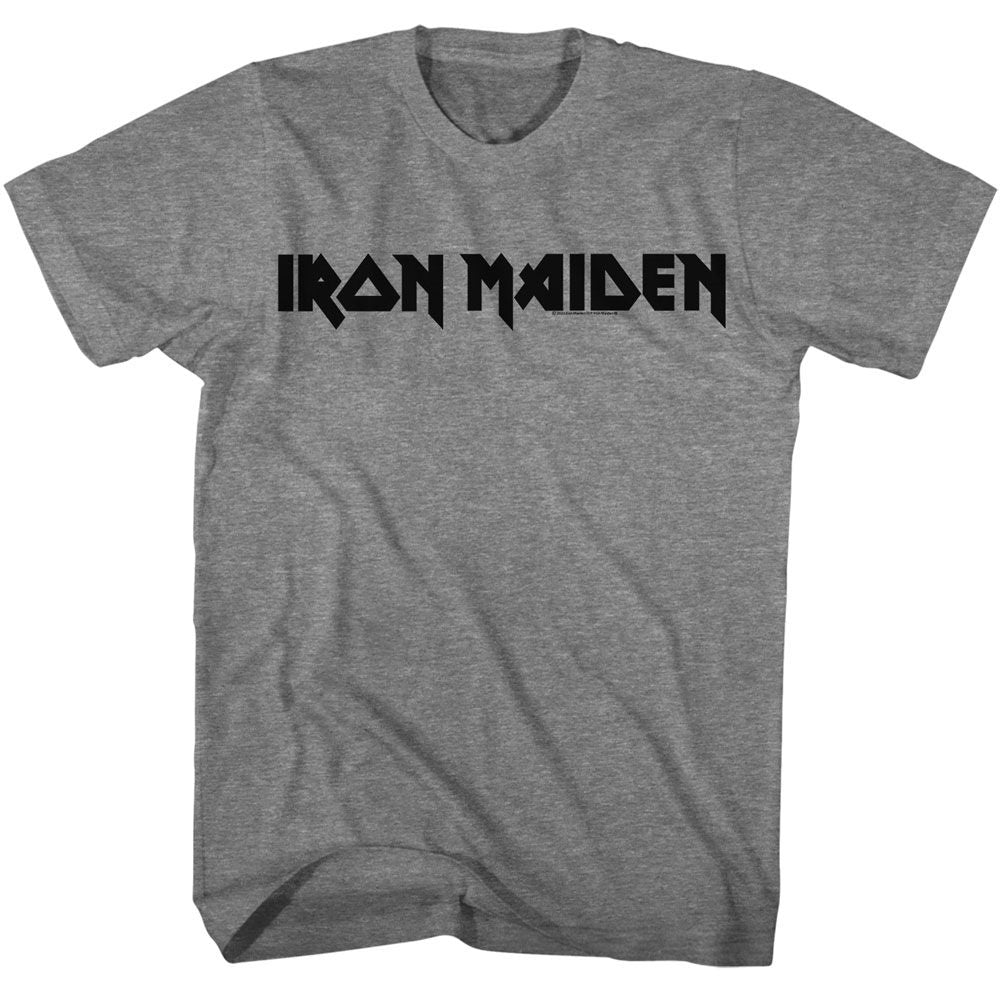 IRON MAIDEN - 1 COLOR LOGO SHIRT