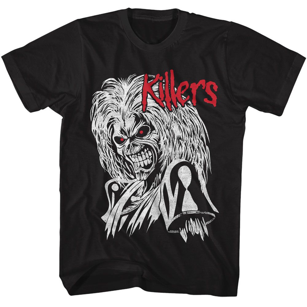 IRON MAIDEN - RED AND WHITE KILLERS SHIRT