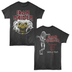 IRON MAIDEN - WORLD TOUR 1982 F B SHIRT