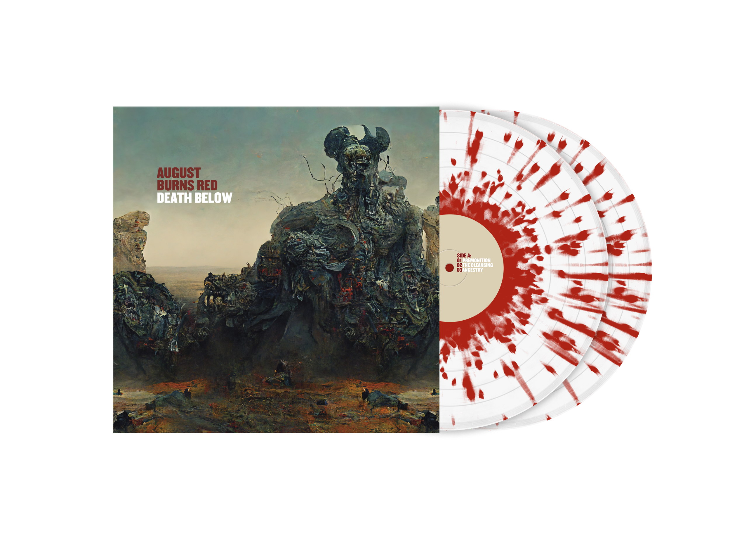 AUGUST BURNS RED ‘DEATH BELOW’ 2LP - EXCLUSIVE - LTD. 500 - BLOODSHOT