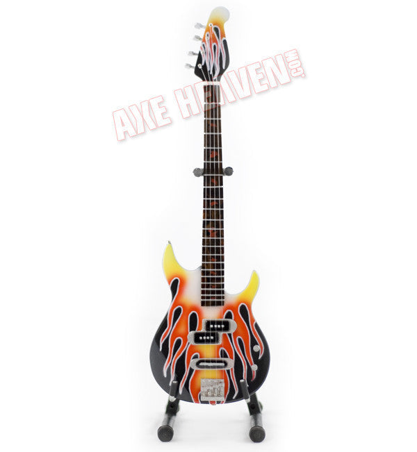 OFFICIALLY LICENSED MICHAEL ANTHONY BB3000MA YAMAHA FLAME BASS MINI GUITAR REPLICA