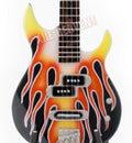 OFFICIALLY LICENSED MICHAEL ANTHONY BB3000MA YAMAHA FLAME BASS MINI GUITAR REPLICA