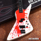 OFFICIALLY LICENSED MICHAEL ANTHONY BLOOD BASS MINI GUITAR REPLICA COLLECTIBLE