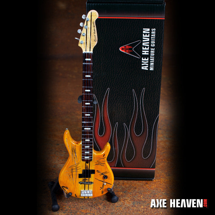 OFFICIALLY LICENSED MICHAEL ANTHONY DISTRESSED BB2000 YAMAHA BASS MINI GUITAR REPLICA