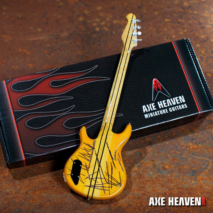 OFFICIALLY LICENSED MICHAEL ANTHONY DISTRESSED BB2000 YAMAHA BASS MINI GUITAR REPLICA