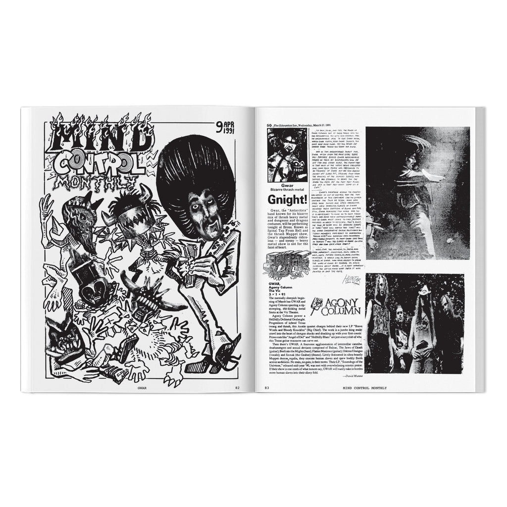 GWAR X BEYOND THE STREETS "MIND CONTROL MONTHLY" BOOK