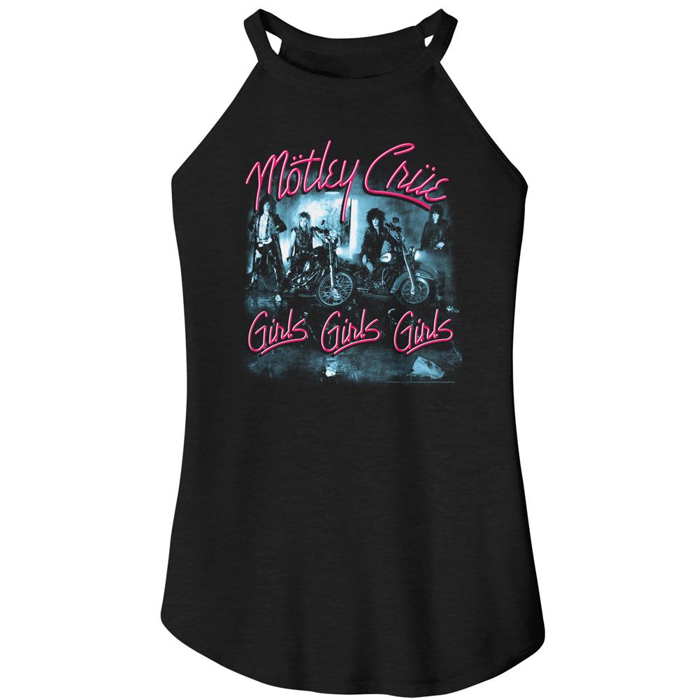 MOTLEY CRUE - GIRLS GIRLS GIRLS LADIES SHIRT