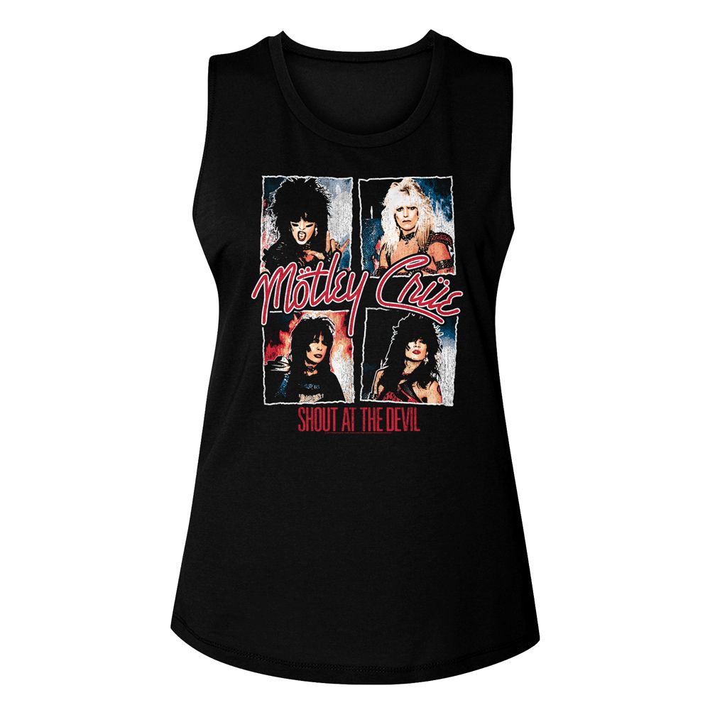 MOTLEY CRUE - SHOUT AT THE DEVIL LADIES SHIRT
