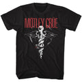 MOTLEY CRUE - RED LOGO BANDW SHIRT
