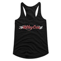 MOTLEY CRUE - RED AND WHITE LOGO LADIES SHIRT
