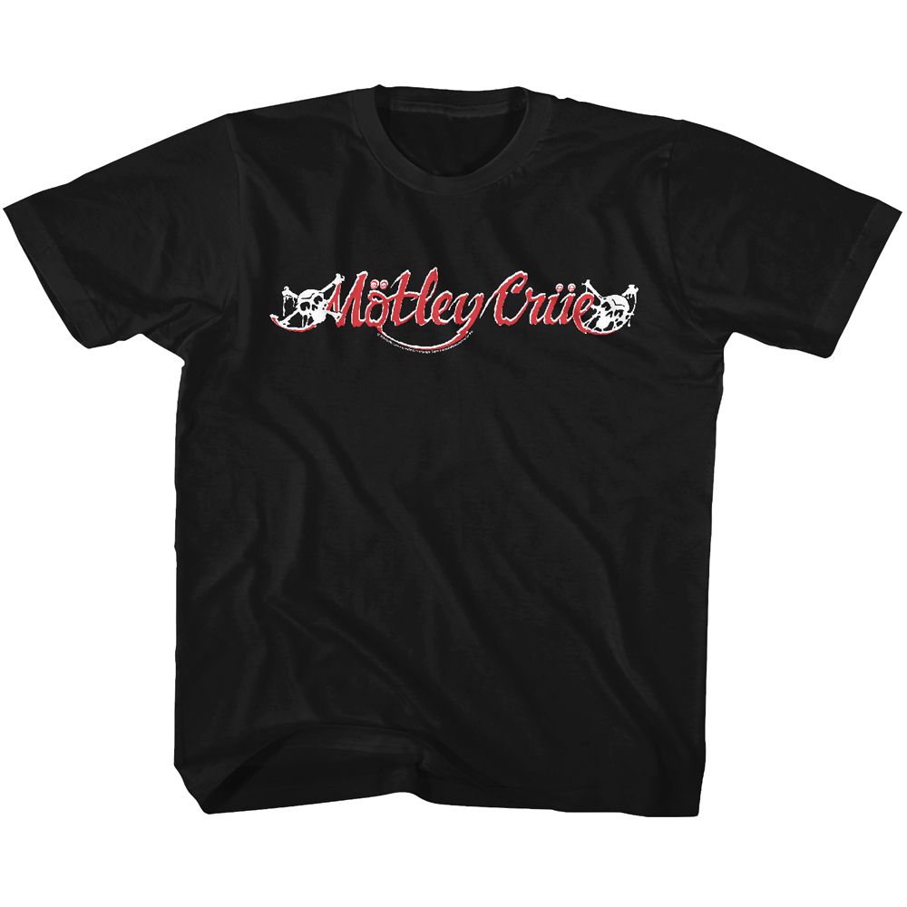 MOTLEY CRUE - RED AND WHITE LOGO TODDLER SHIRT