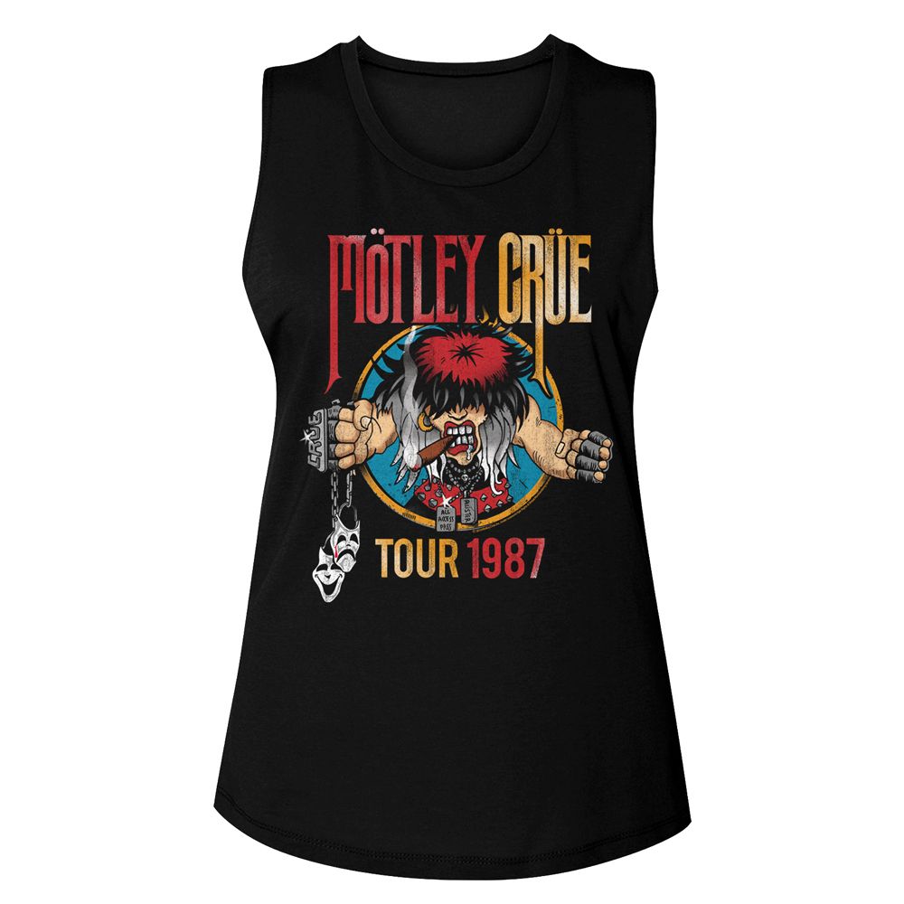 MOTLEY CRUE - TOUR1987 LADIES SHIRT