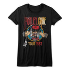 MOTLEY CRUE - TOUR1987 LADIES SHIRT