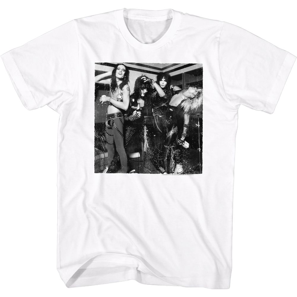 MOTLEY CRUE - BANDW BAND PIC SHIRT