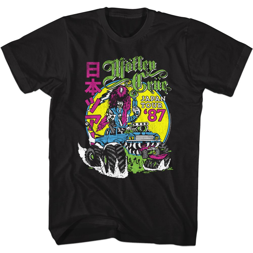 MOTLEY CRUE - 87 JAPAN SHIRT
