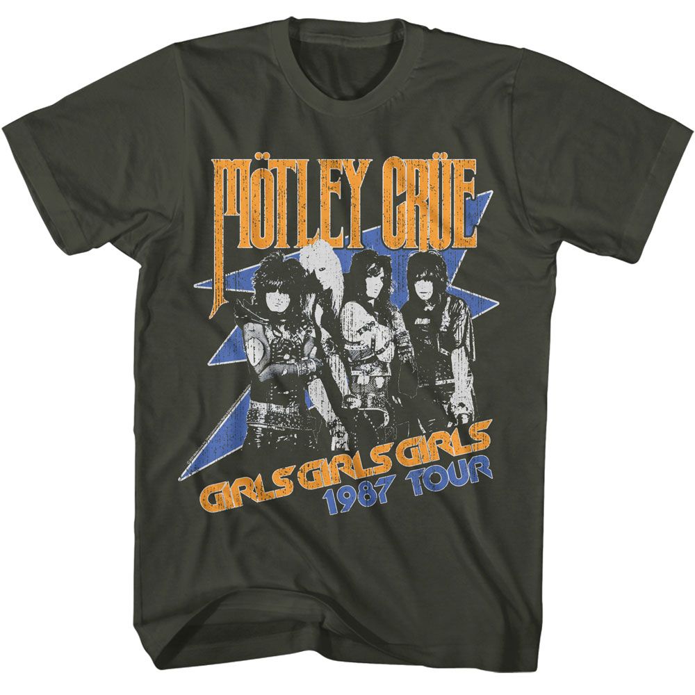 MOTLEY CRUE - GIRLS GIRLS GIRLS 1987 TOUR SHIRT