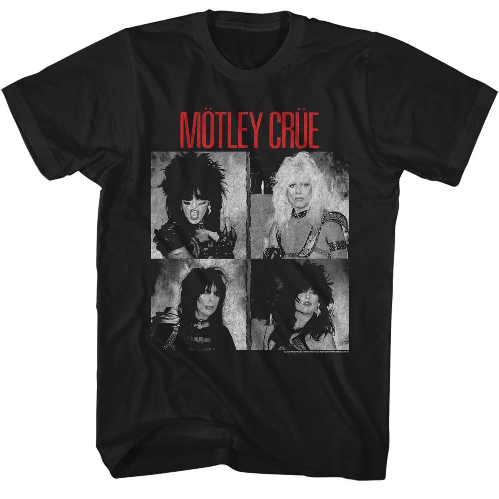 MOTLEY CRUE - BW SHOUT COVER SHIRT