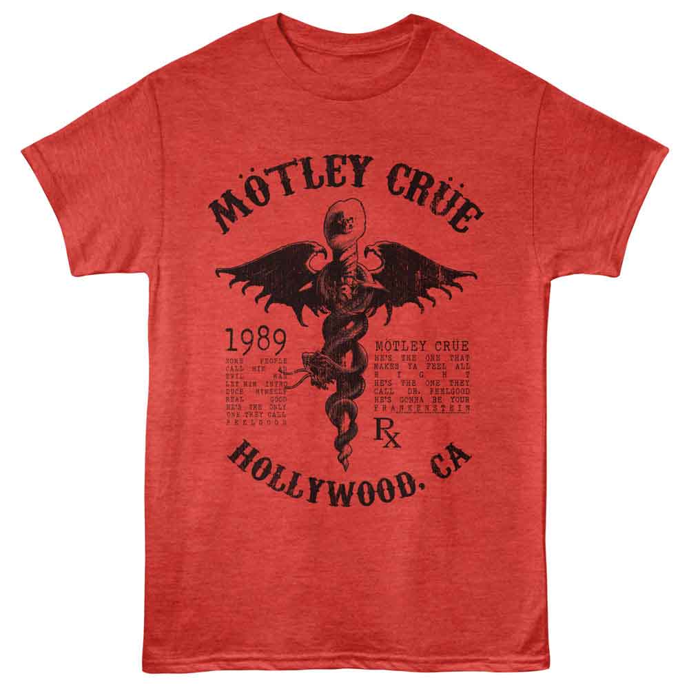 MOTLEY CRUE - 1989 HOLLYWOOD SHIRT