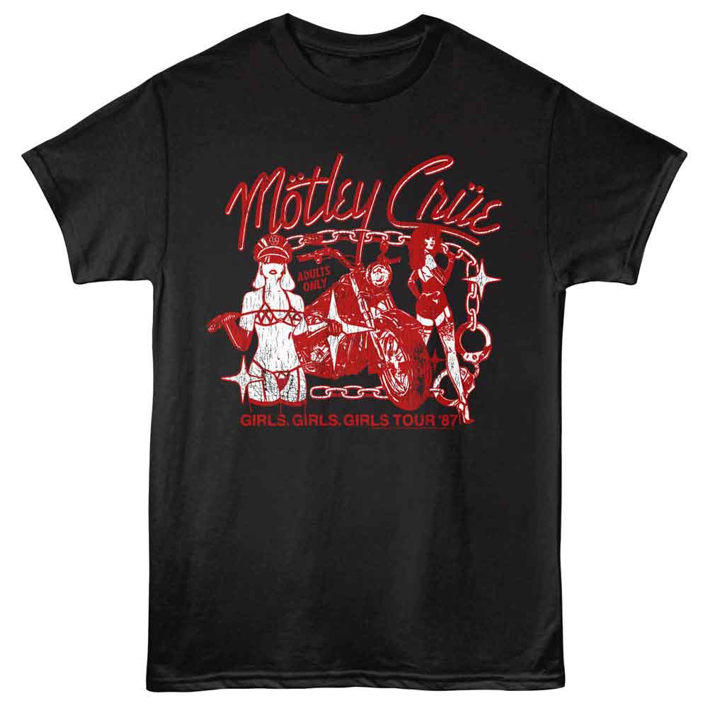 MOTLEY CRUE - GIRLS GIRLS GIRLS 87 SHIRT