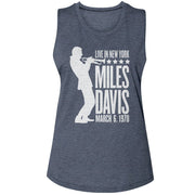 MILES DAVIS - SILHOUETTE LADIES SHIRT