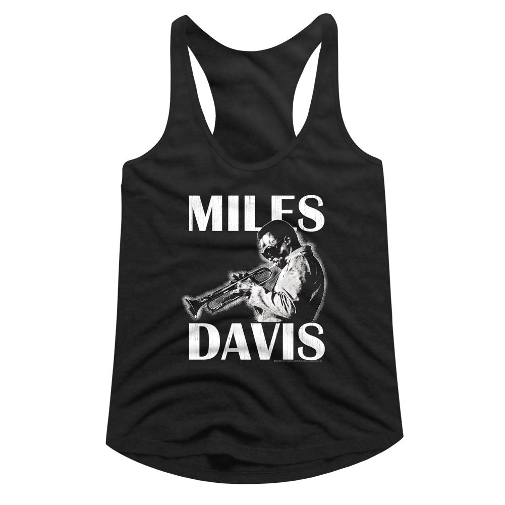 MILES DAVIS - PLAYING THE TRUMPET LADIES SHIRT