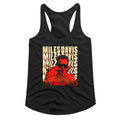 MILES DAVIS - WARPED TEXT LADIES SHIRT