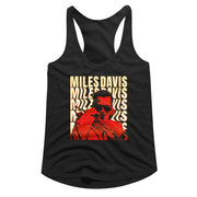 MILES DAVIS - WARPED TEXT LADIES SHIRT