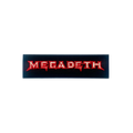 MEGADETH - LOGO - EMBROIDERED PATCH