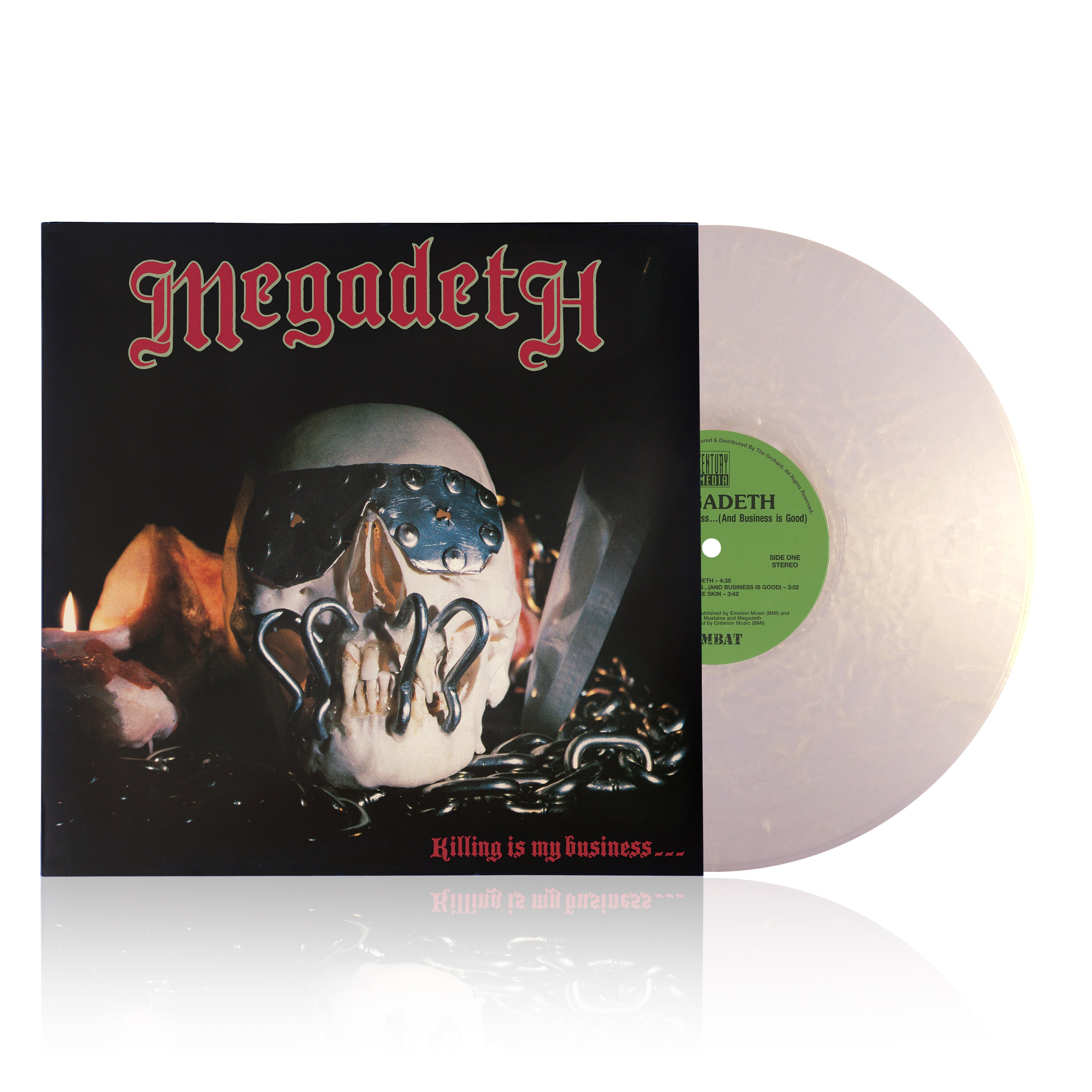 MEGADETH ‘KILLING IS MY BUSINESS...AND BUSINESS IS GOOD!’ LP - EXCLUSIVE - LTD. 500 - IRIDESCENT GOLD