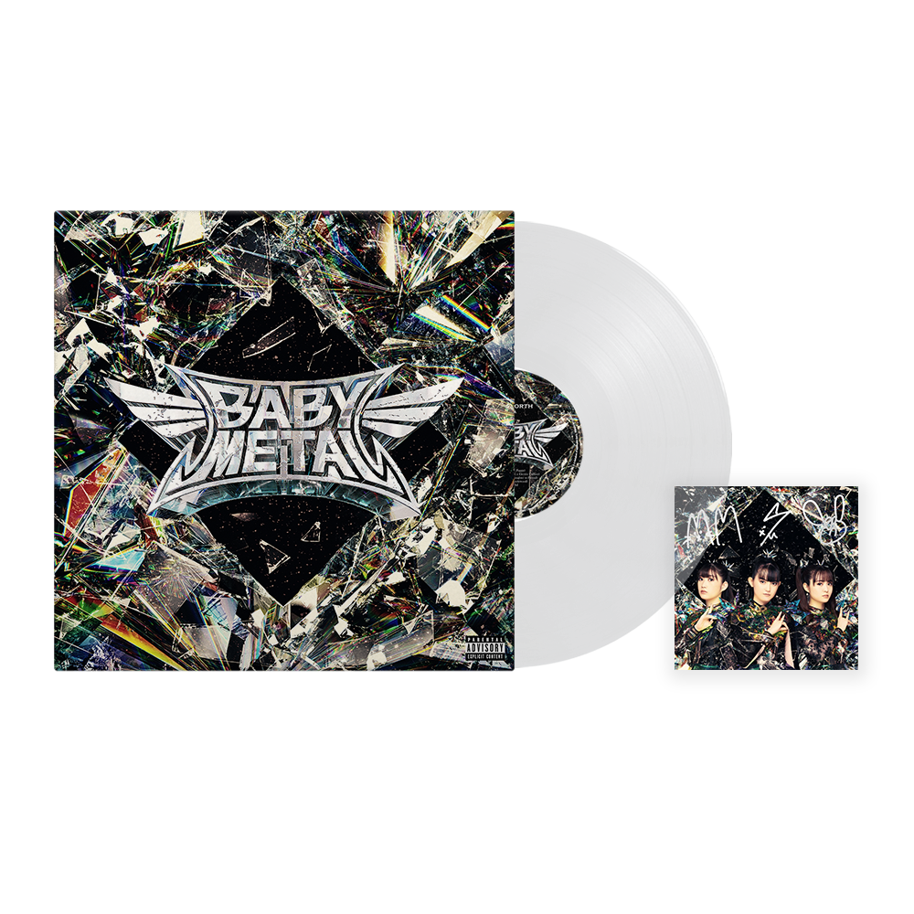 BABYMETAL ‘METAL FORTH’ LP - LTD. CRYSTAL CLEAR + BAND SIGNED ART CARD