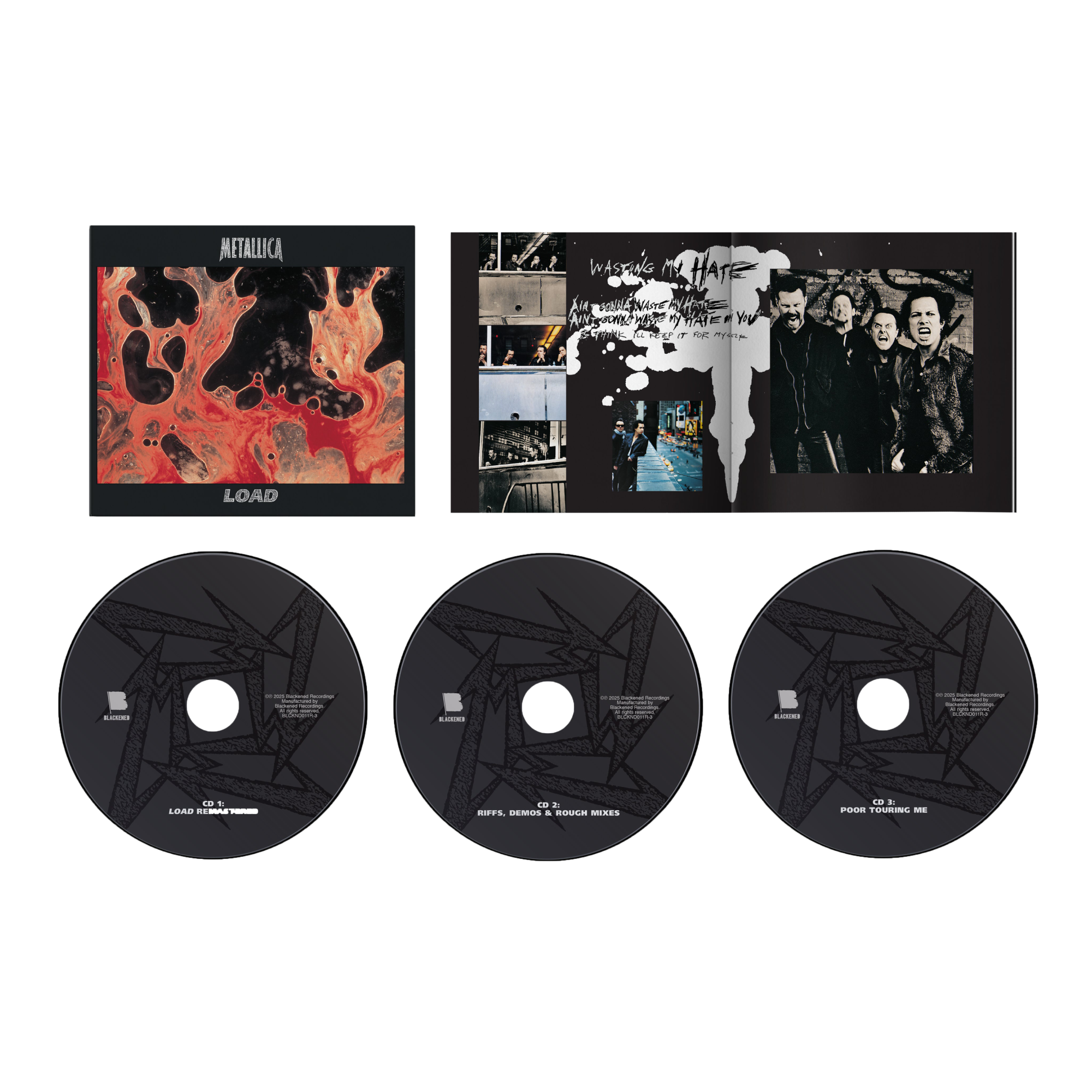 METALLICA 'LOAD' 3CD - REMASTERED - EXPANDED