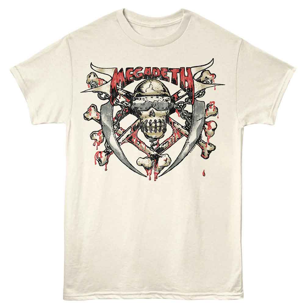 MEGADETH - SKULL BONES BLADES SHIRT