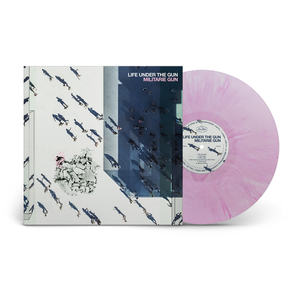 MILITARIE GUN ‘LIFE UNDER THE GUN’ LP - LTD. 500 - PINK MARBLE