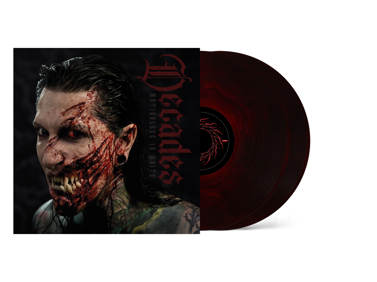 MOTIONLESS IN WHITE 'DECADES' 2LP - EXCLUSIVE - LTD. 500 - RUBY/SEA BLUE/GALAXY