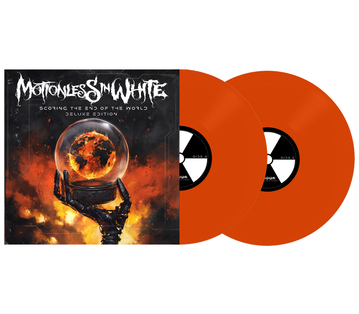 MOTIONLESS IN WHITE ‘SCORING THE END OF THE WORLD’ DELUXE EDITION 2LP - LTD. 300 - ORANGE