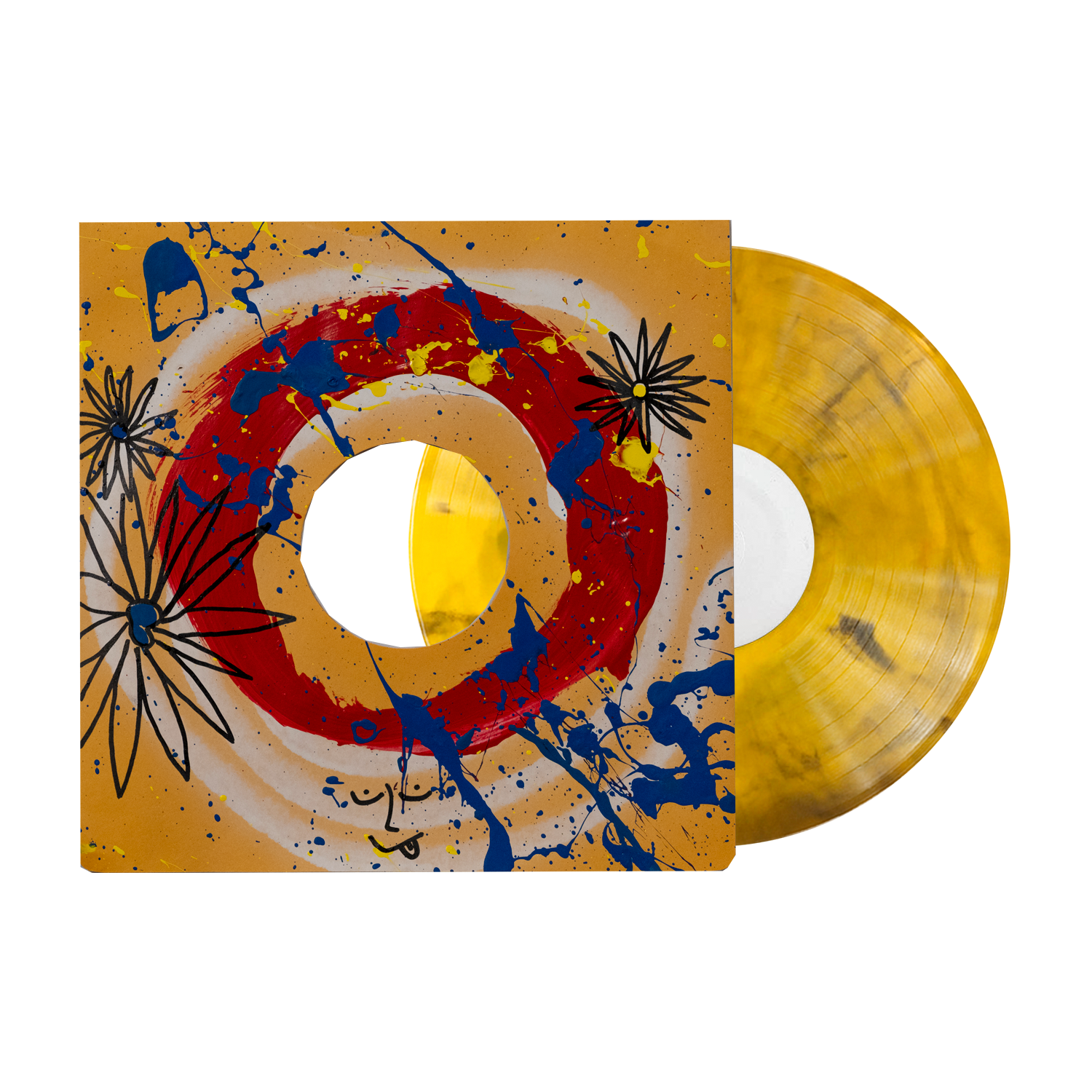 MY KID BROTHER 'MY KID BROTHER' 10" (Opaque Yellow w/ Smoky Black Swirls Vinyl)