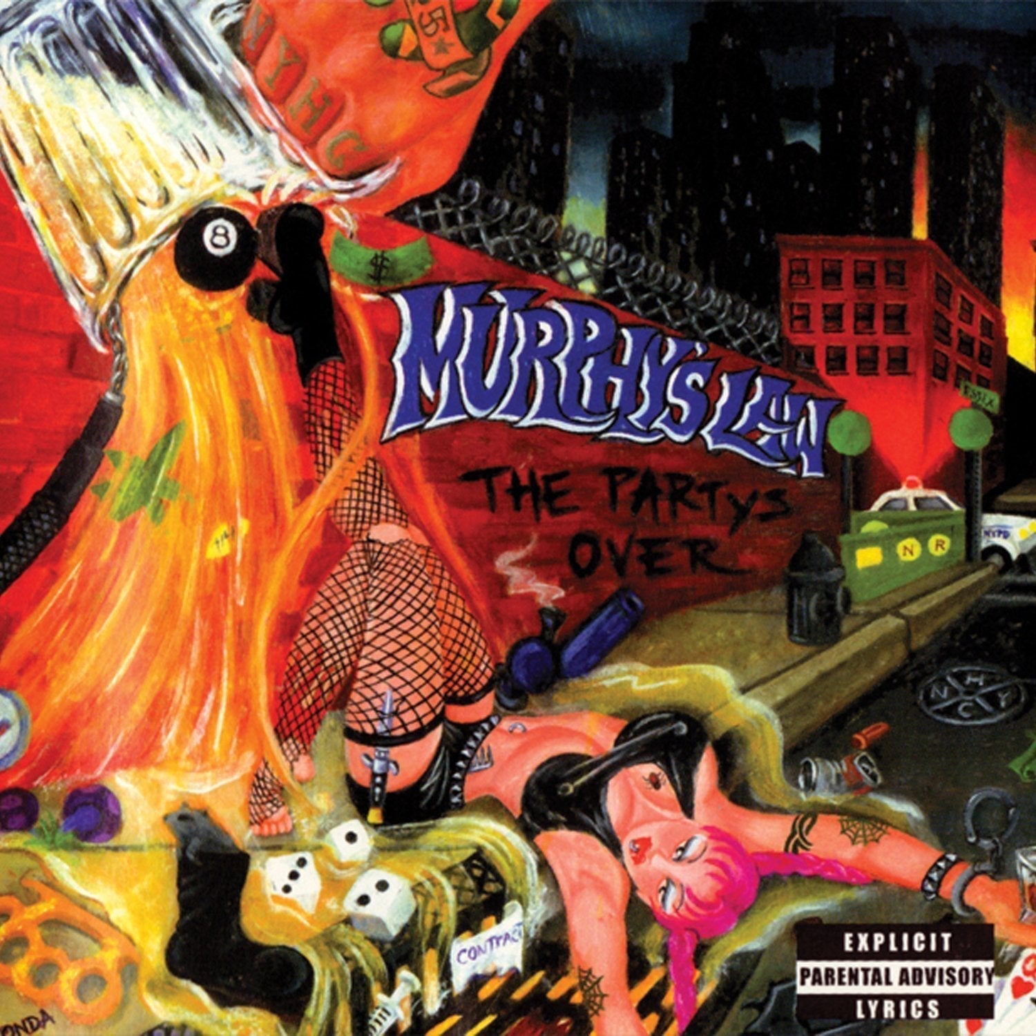 MURPHY'S LAW 'THE PARTY'S OVER' LP