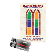 MAREN MORRIS '10 YEARS OF HERO' EXCLUSIVE POSTER + LIVE STREAM TICKET