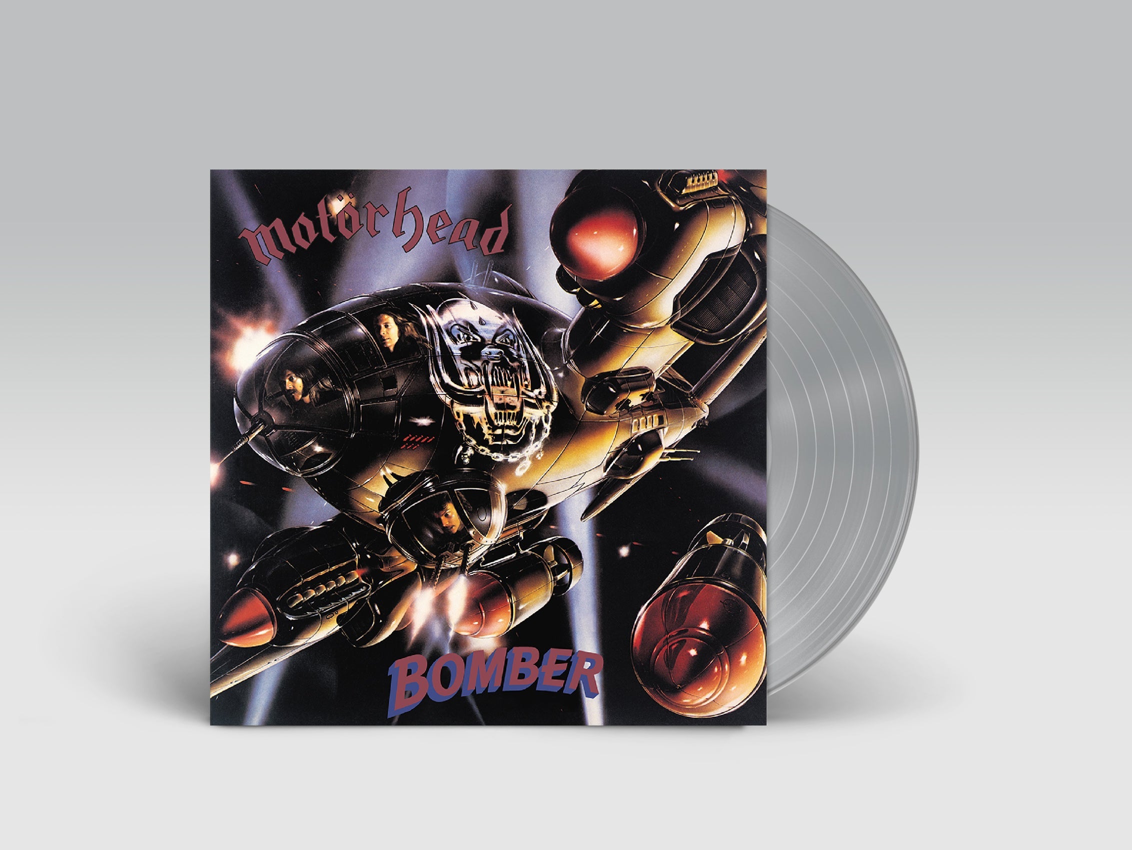 MOTÖRHEAD ‘BOMBER’ LP BUNDLE + HAND-NUMBERED PHOTO PRINT - LTD. 500 - SILVER