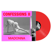 MADONNA 'CONFESSIONS II' LP - TRASNLUCENT RED