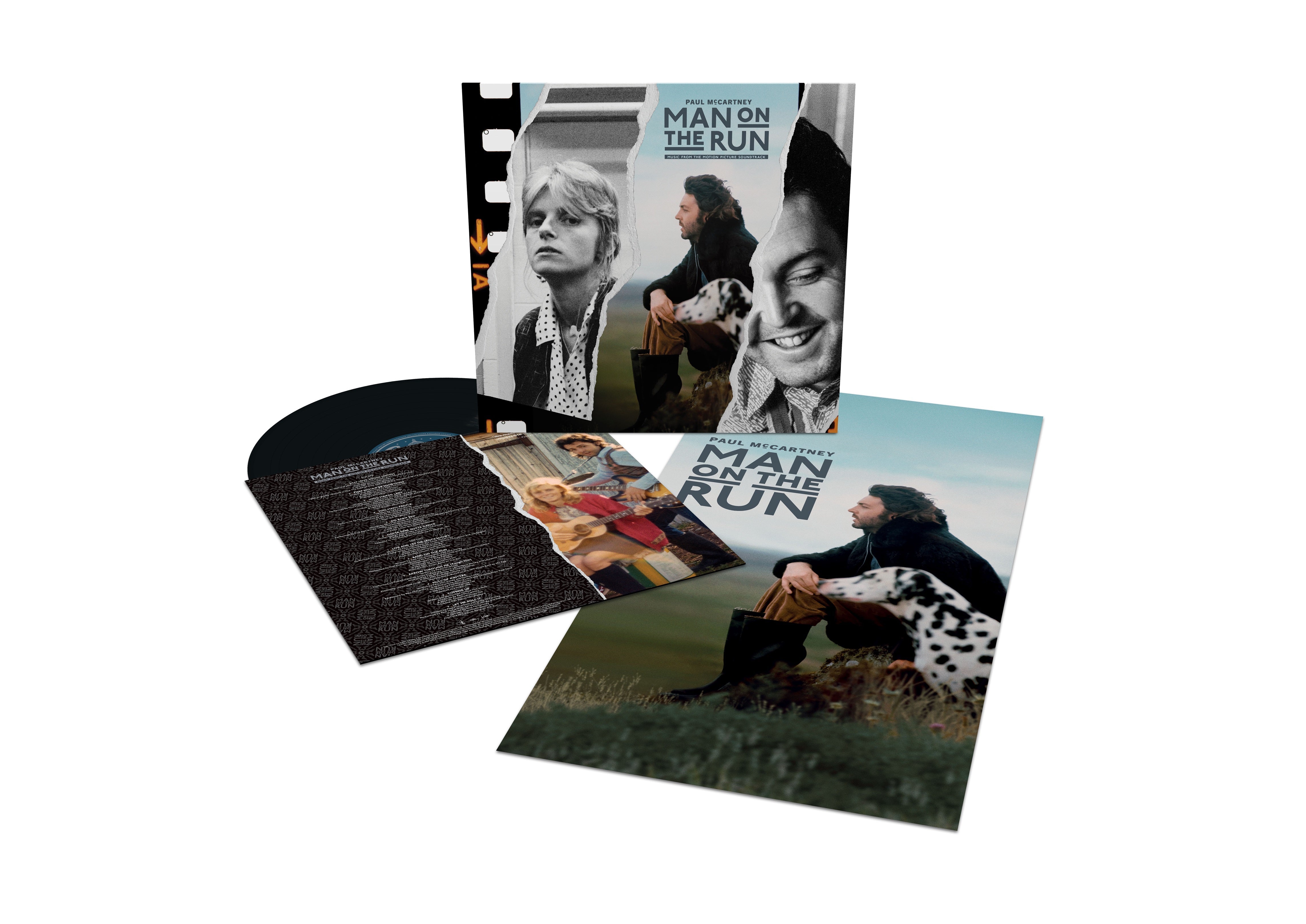 PAUL MCCARTNEY & WINGS 'MAN ON THE RUN (Soundtrack)' LP