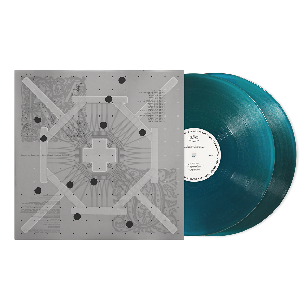 MANCHESTER ORCHESTRA 'UNION CHAPEL (LONDON, ENGLAND)' 2LP - TRANSLUCENT SEA BLUE