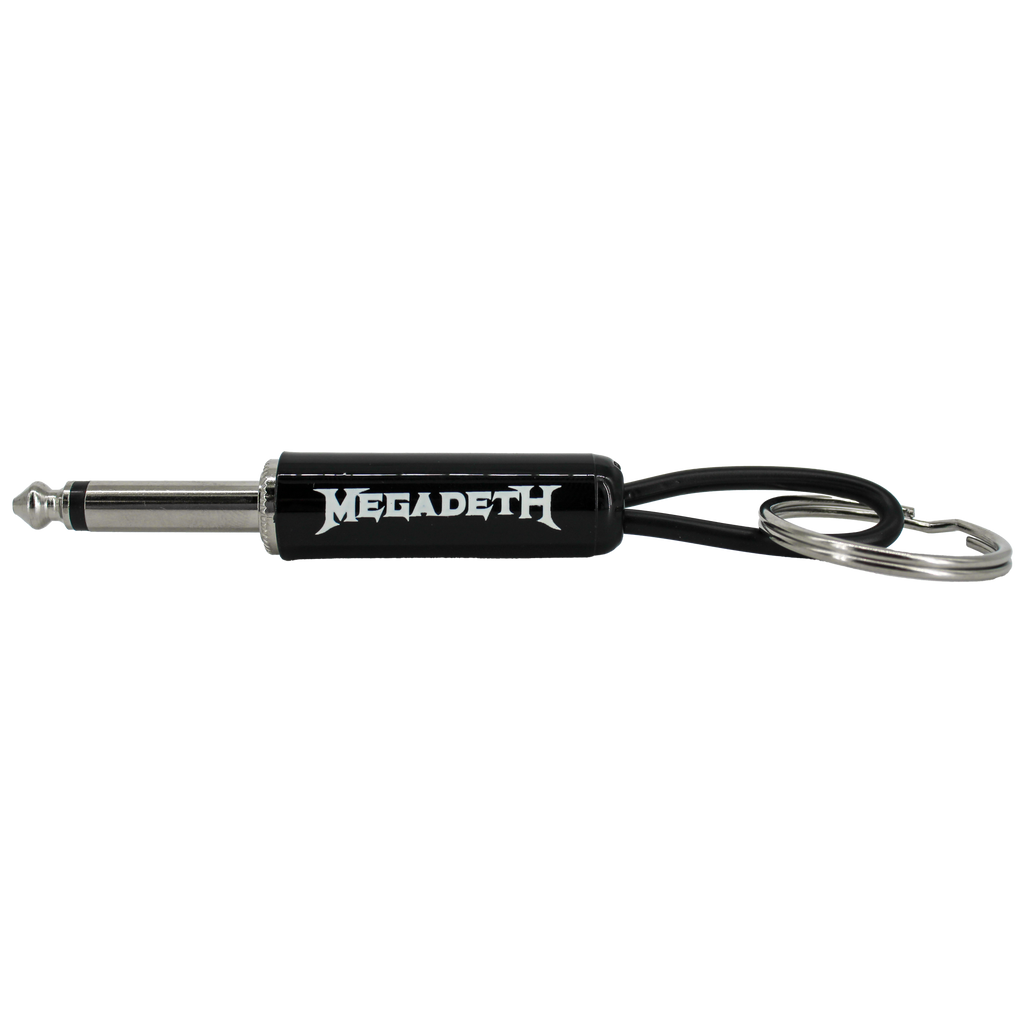 MEGADETH LOGO GUITAR PLUG KEYCHAIN